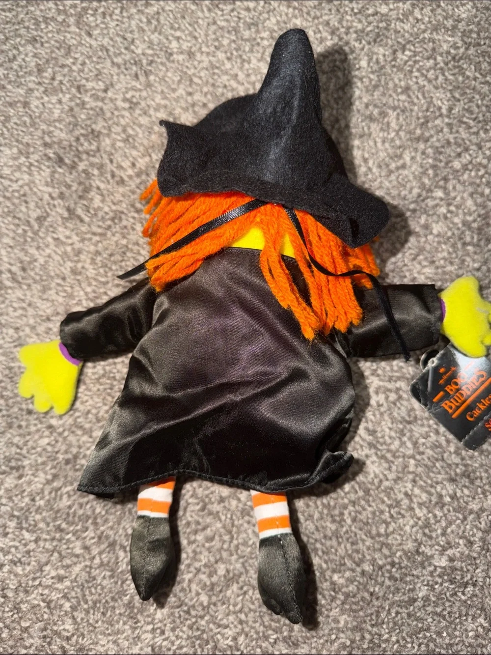 Vintage Hallmark Boo Buddies Cackles Halloween Witch 1986